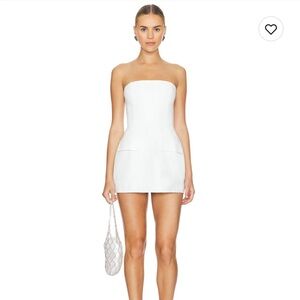 Amanda Uprichard — White Dress/Romper — Size S — NEW Without Tags